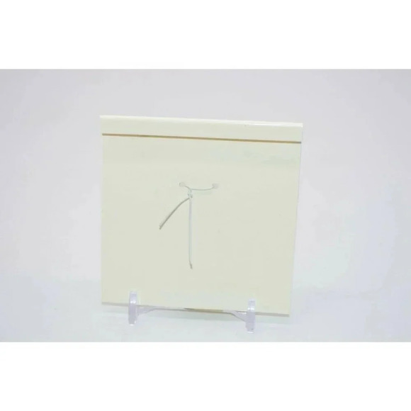 Rebecca Malone Gold Tone Peach Orange Flower Slide - Picture 4 of 4